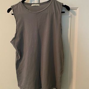 Rag doll muscle tee grey xs